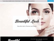 Tablet Screenshot of bountifullash.com